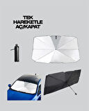 Kalın Kumaşlı Ön Cam Güneşliği – Solmaz, Deforme Olmaz, Uzun Ömürlü