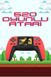520 Retro Oyunlu El Konsolu Atari Oyun Konsolu Taşınabilir