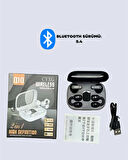 Q10 Dokunmatik Bluetooth Kulaklık – 6 Saat Müzik, Çift Dil, Hızlı Şarj