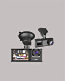 TA-01 G-Sensörlü 3'lü Kayıtlı Araç Kamerası