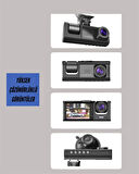 TA-01 2.0 İnç Ekranlı 3 Kanallı Araç Kamerası