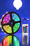 Smart Şerit Led TV Arkası Renkli Kumandalı 10 Metre