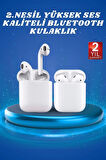 2.Nesil Yeni Model TWS Bluetooth Kulaklık Dokunmatik Kontrol Yüksek Ses Kaliteli