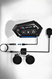 İnterkom Intercom Kask Kulaklık Bt22 Bluetooth Motosiklet Kulaklık 5.0 Bluetooth