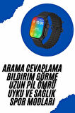 Akıllı Saat Sağlık Takibi Kalp Atışı Adımsayar Ultra Yeni Nesil nefes Egzersizi