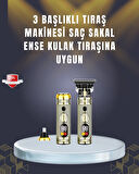 Sıfır Boşluk T Bıçaklı Erkek Bakım Seti – Çok Başlıklı