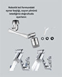 Yüksek Basınçlı Musluk Havalandırıcı – Köpük & Sprey Modlu, Su Tasarruflu Başlık