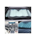 Araç Ön Cam Katlanabilir Güneşlik UV ve Isı Koruma Renault Megane Fiat Egea Hyundai i20 Opel Astra