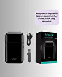 Kart Tasarımlı Şarjlı Tıraş Makinesi | 2 Başlıklı Hassas Kesim