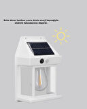 Üç Modlu Güneş Enerjili Duvar Lambası 1800mAh Bataryalı ve Hareket Sensörlü