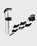 Profesyonel Şarjlı Saç ve Sakal Kesme Makinesi – Paslanmaz Çelik Bıçaklı, Ergonomik ve Sessiz Motorlu