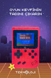 400 Oyunlu Mini Atari Gameboy Oyun Konsolu Gamebox Kollu Atari