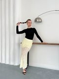 Dantel Etek - Sarı