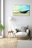 Dekoratif Duvar Tablosu Temperli Cam Tablo 72 x 46 cm