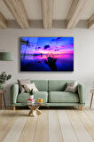 Dekoratif Duvar Tablosu Temperli Cam Tablo 72 x 46 cm