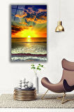 Dekoratif Duvar Tablosu Temperli Cam Tablo 72 x 46 cm