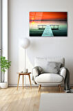 Dekoratif Duvar Tablosu Temperli Cam Tablo 72 x 46 cm