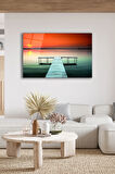Dekoratif Duvar Tablosu Temperli Cam Tablo 72 x 46 cm