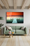Dekoratif Duvar Tablosu Temperli Cam Tablo 72 x 46 cm