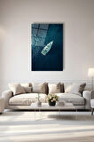 Dekoratif Duvar Tablosu Temperli Cam Tablo 72 x 46 cm