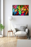 Dekoratif Duvar Tablosu Temperli Cam Tablo 72 x 46 cm