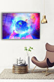 Dekoratif Duvar Tablosu Temperli Cam Tablo 72 x 46 cm