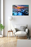 Dekoratif Duvar Tablosu Temperli Cam Tablo 72 x 46 cm