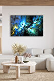 Dekoratif Duvar Tablosu Temperli Cam Tablo 72 x 46 cm