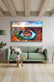 Dekoratif Duvar Tablosu Temperli Cam Tablo 72 x 46 cm