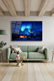 Dekoratif Duvar Tablosu Temperli Cam Tablo 72 x 46 cm