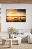 Dekoratif Duvar Tablosu Temperli Cam Tablo 72 x 46 cm