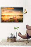 Dekoratif Duvar Tablosu Temperli Cam Tablo 72 x 46 cm