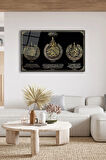 Dekoratif Duvar Tablosu Temperli Cam Tablo 72 x 46 cm