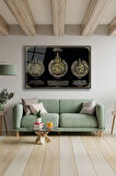 Dekoratif Duvar Tablosu Temperli Cam Tablo 72 x 46 cm