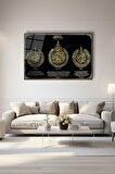 Dekoratif Duvar Tablosu Temperli Cam Tablo 72 x 46 cm