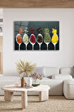 Dekoratif Duvar Tablosu Temperli Cam Tablo 72 x 46 cm