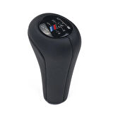 BMW M POWER 6 VİTES TOPUZU SİYAH DERİ 