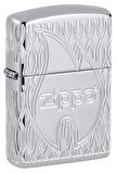 Zippo Armor Flame Polished Chrome Dizayn Çakmak