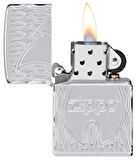 Zippo Armor Flame Polished Chrome Dizayn Çakmak