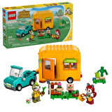 LEGO Animal Crossing Leif Karavan ve Bahçe Dükkanı 77054 - 7 Yaş ve Üzeri Çocuklar için Yaratıcı Oyuncak Yapım Seti (263 Parça)