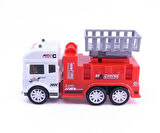 Şehir Simülasyonu Serisi İt-bırak Liftli İtfaiye Aracı 12 Cm 