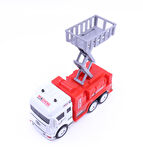 Şehir Simülasyonu Serisi İt-bırak Liftli İtfaiye Aracı 12 Cm 