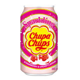 Chupa Chups Sparkling Çilek&Krema Aromalı Gazlı İçecek 345 Ml