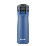 Contigo Jackson Chill 2.0 Çelik Tek El Bas İç Kilitli Su Matarası 590ml - Mavi