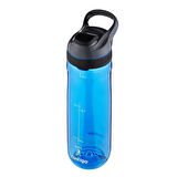 Contigo Cortland Tren Tek El Bas İç Kapaklı Su Matarası 720ml 2191386 - Mavi