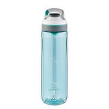 Contigo Cortland Tren Tek El Bas İç Kapaklı Su Matarası 720ml 2191387 - Grayed Jade