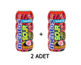 Mentos Sour Çilek Aromalı Şekersiz-Tatlandırıcılı Ekşi Draje Sakız 30g (2 ADET)