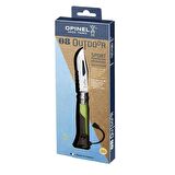 Opinel Inox No 08 Paslanmaz Çelik Outdoor Çakı - Yeşil