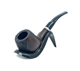 Pipsan İşlemeli Gemici Pipo Metal Filtreli 2591