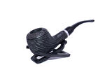 Pipsan Pipo Gravür İşlemeli Half Bent - Siyah